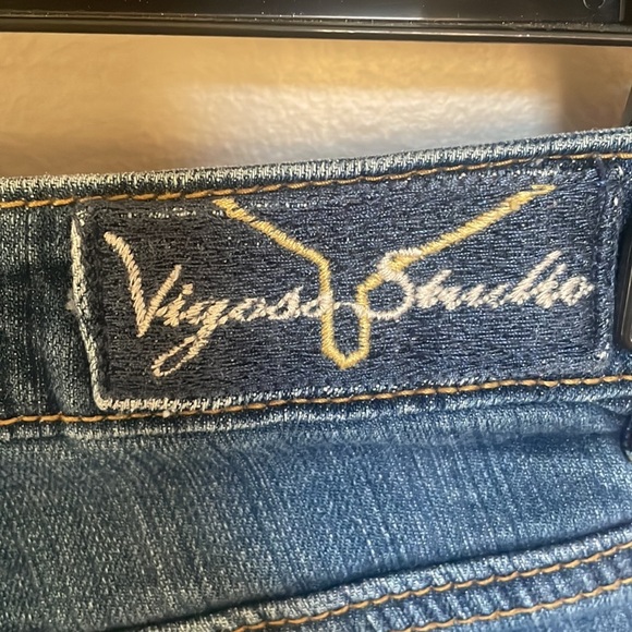 VIGOSS STUDIO women’s THE JAGGER BOOTCUT low rise jeans cotton spandex 7/8 w29 - Picture 8 of 15